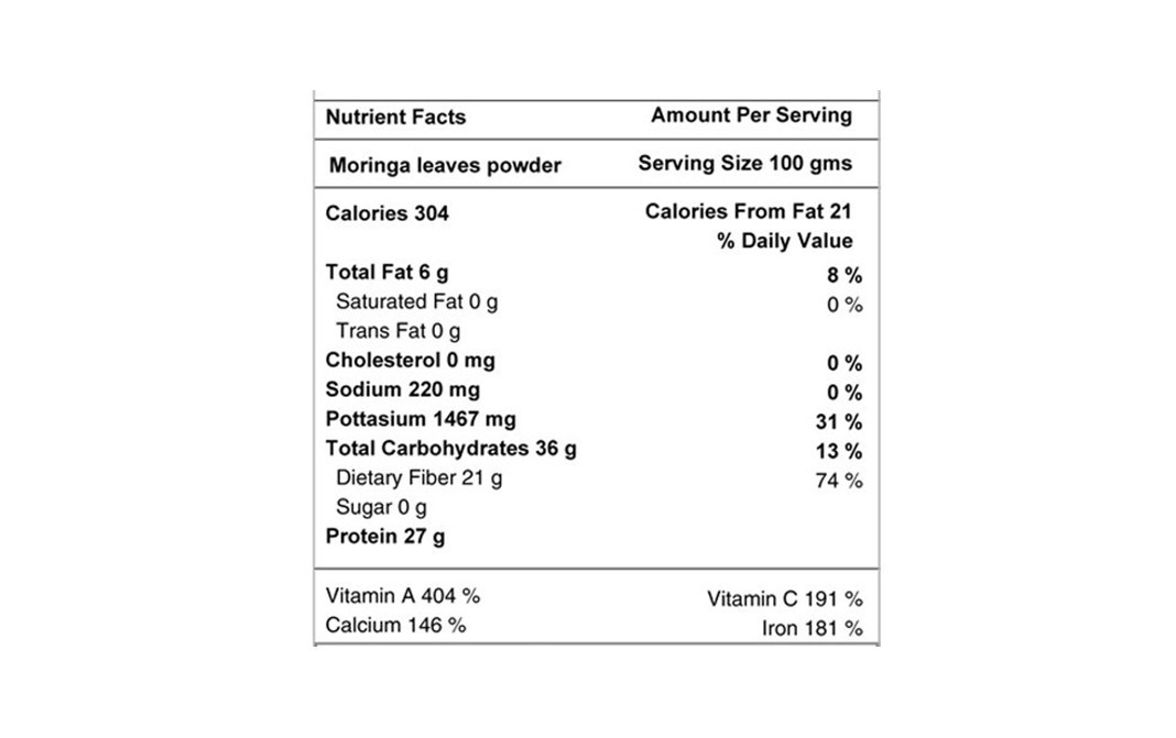Ekgaon Moringa Leaves Powder    Pack  200 grams